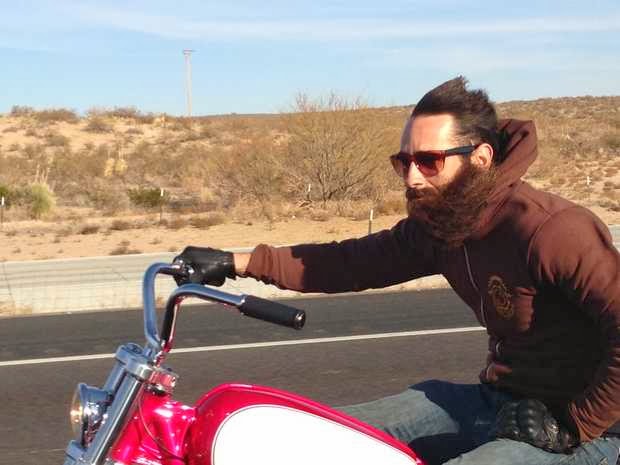 aaron kaufman motorcycle
