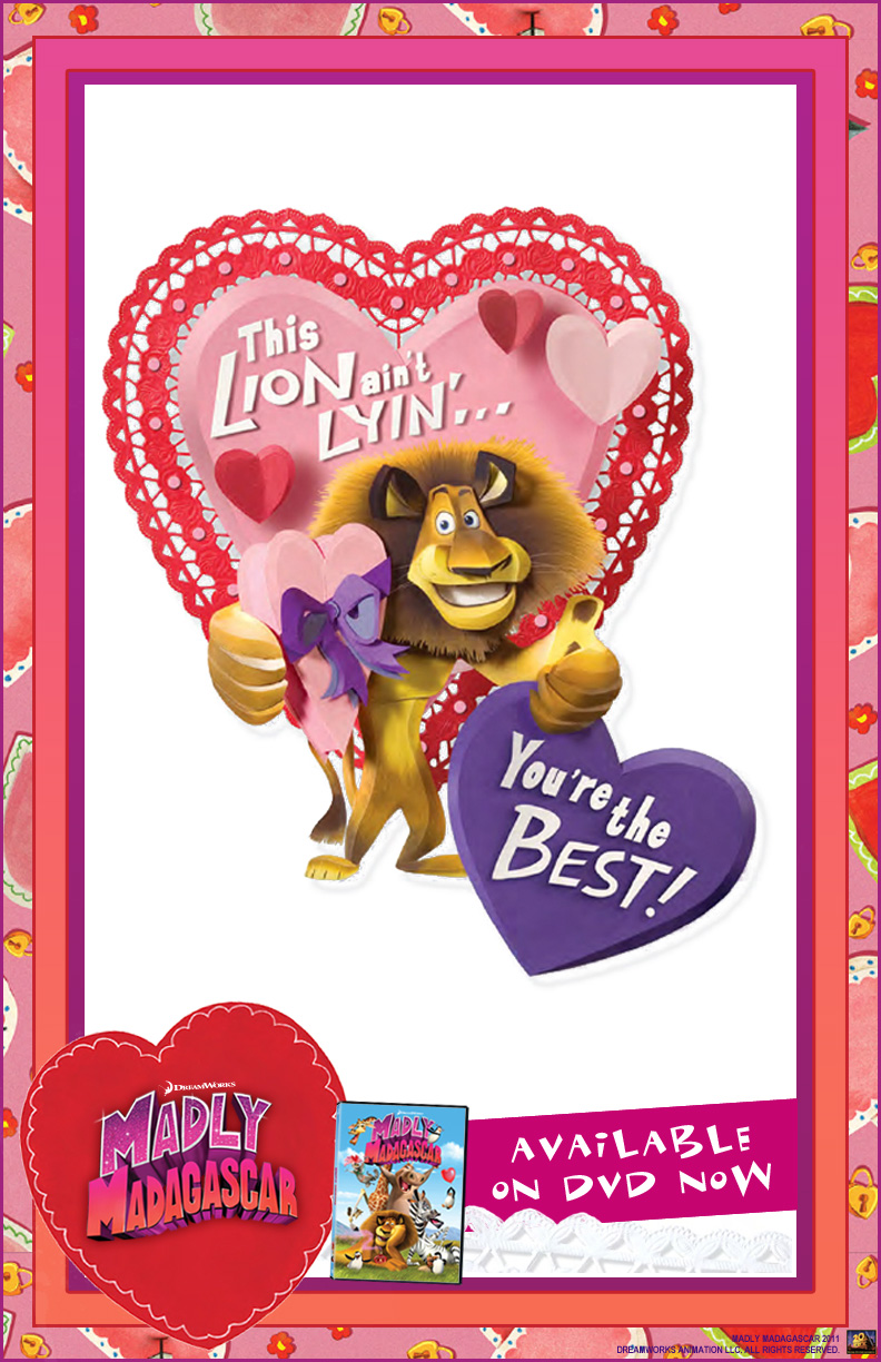 Maria's Space: Give Madly Madagascar and These Ecards This Valentine's Day