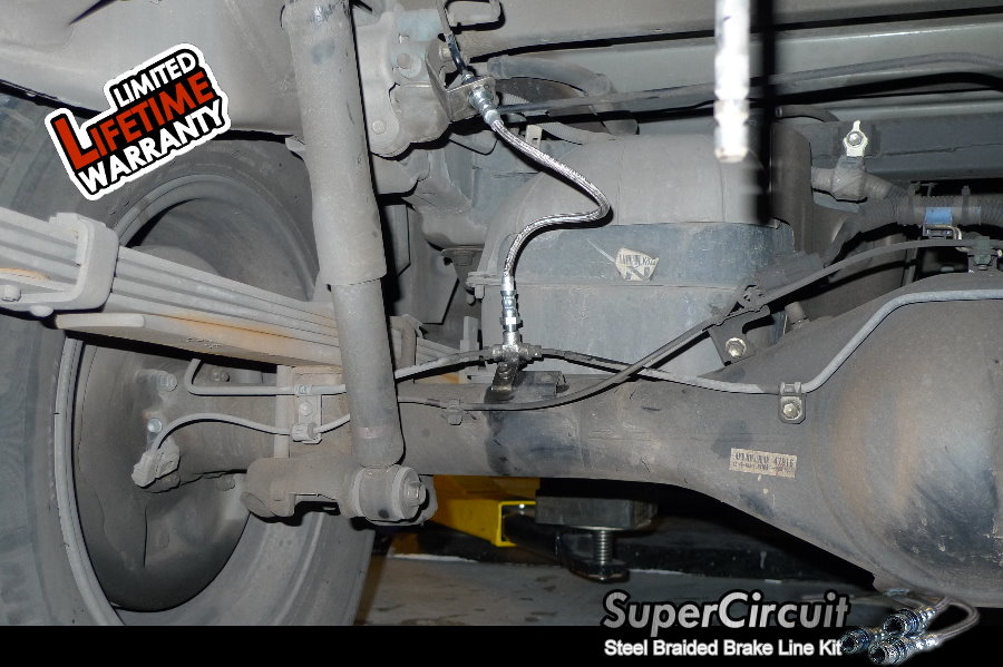 SUPERCIRCUIT Steel Braided Brake Lines Toyota Hilux Vigo Steel Braided