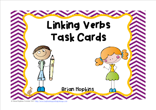 Linking Verbs Task Cards