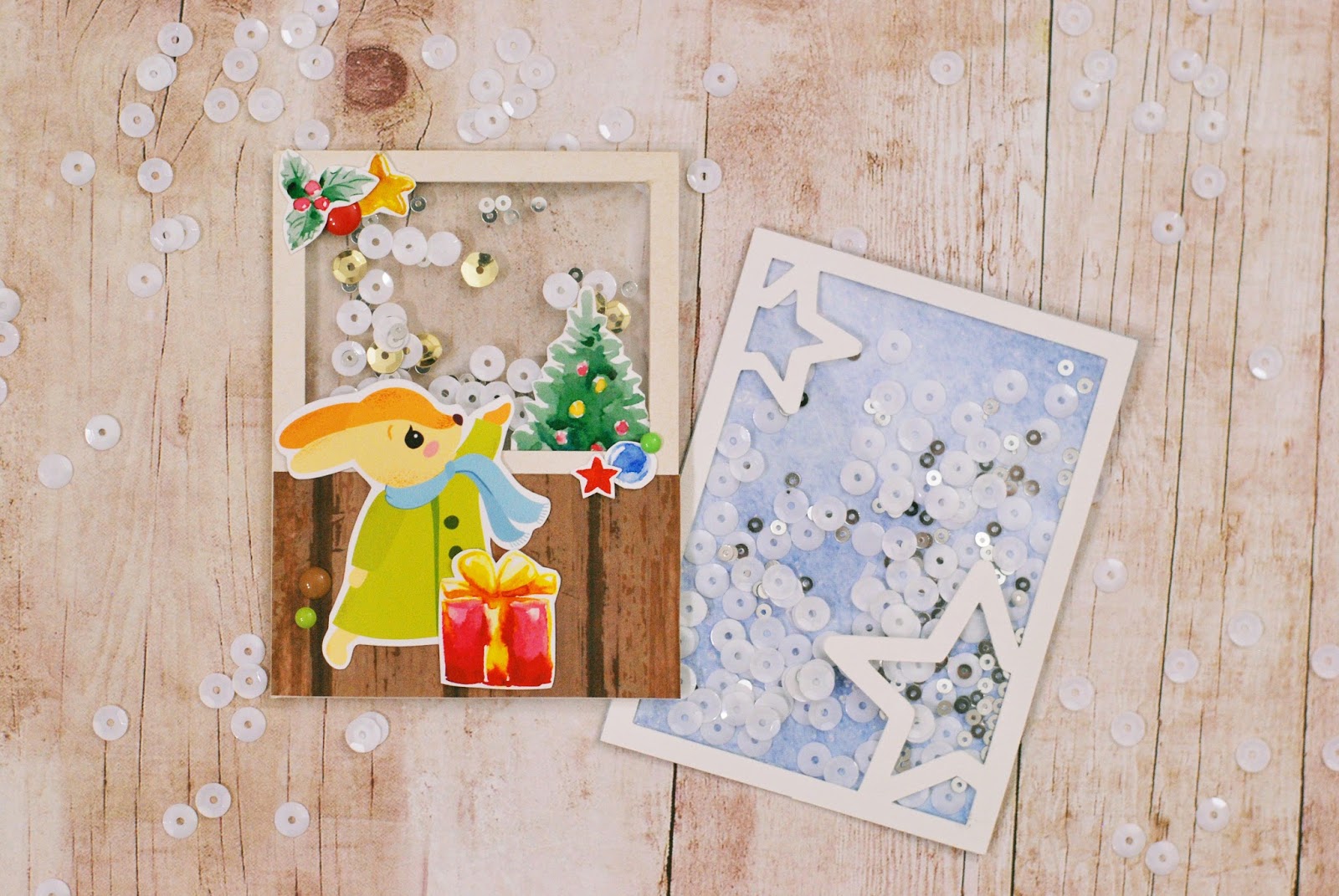 Новогодний шейкер Скрапбукинг