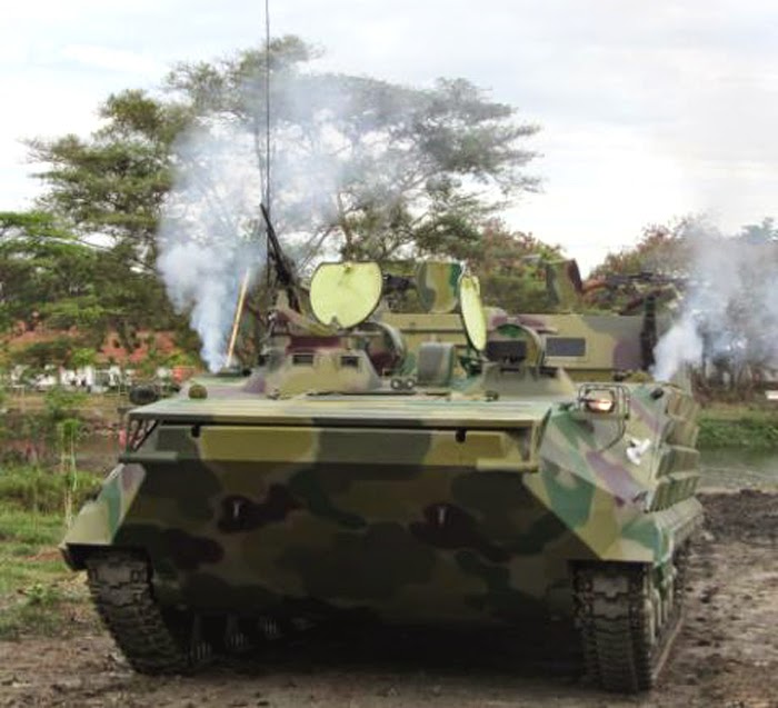 Tank APC Amphibi buatan PT. Wirajayadi Bahari Tank APC Amphibi buatan PT. Wirajayadi Bahari