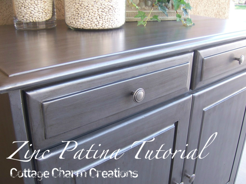 Cottage Charm Creations Zinc Patina Custom Tutorial