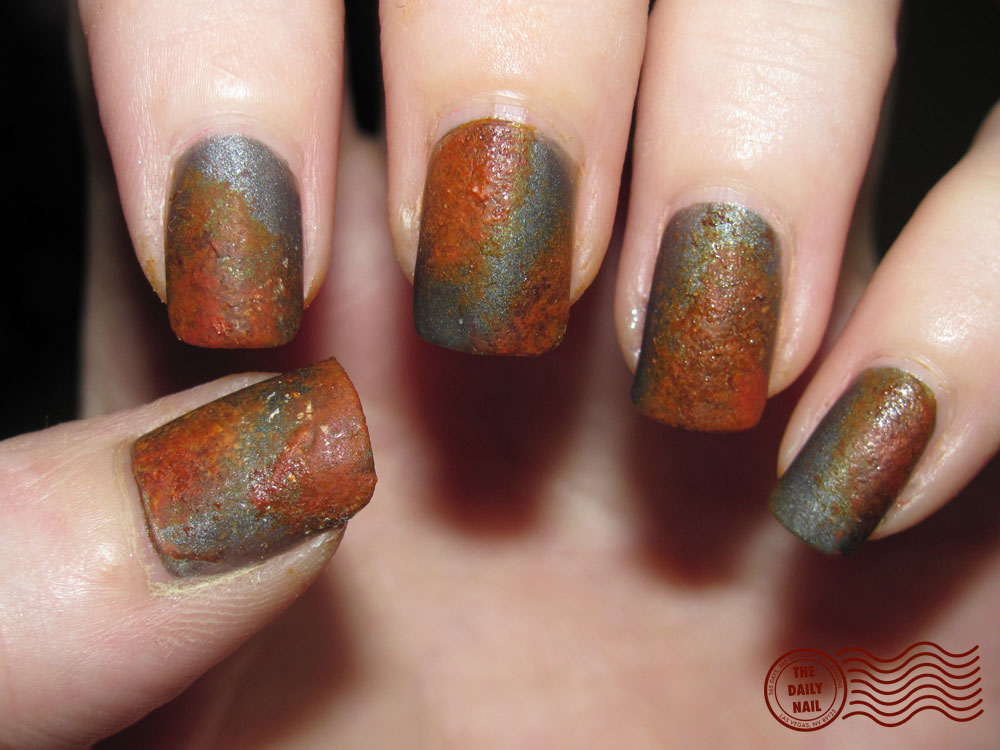rust colored nail polish