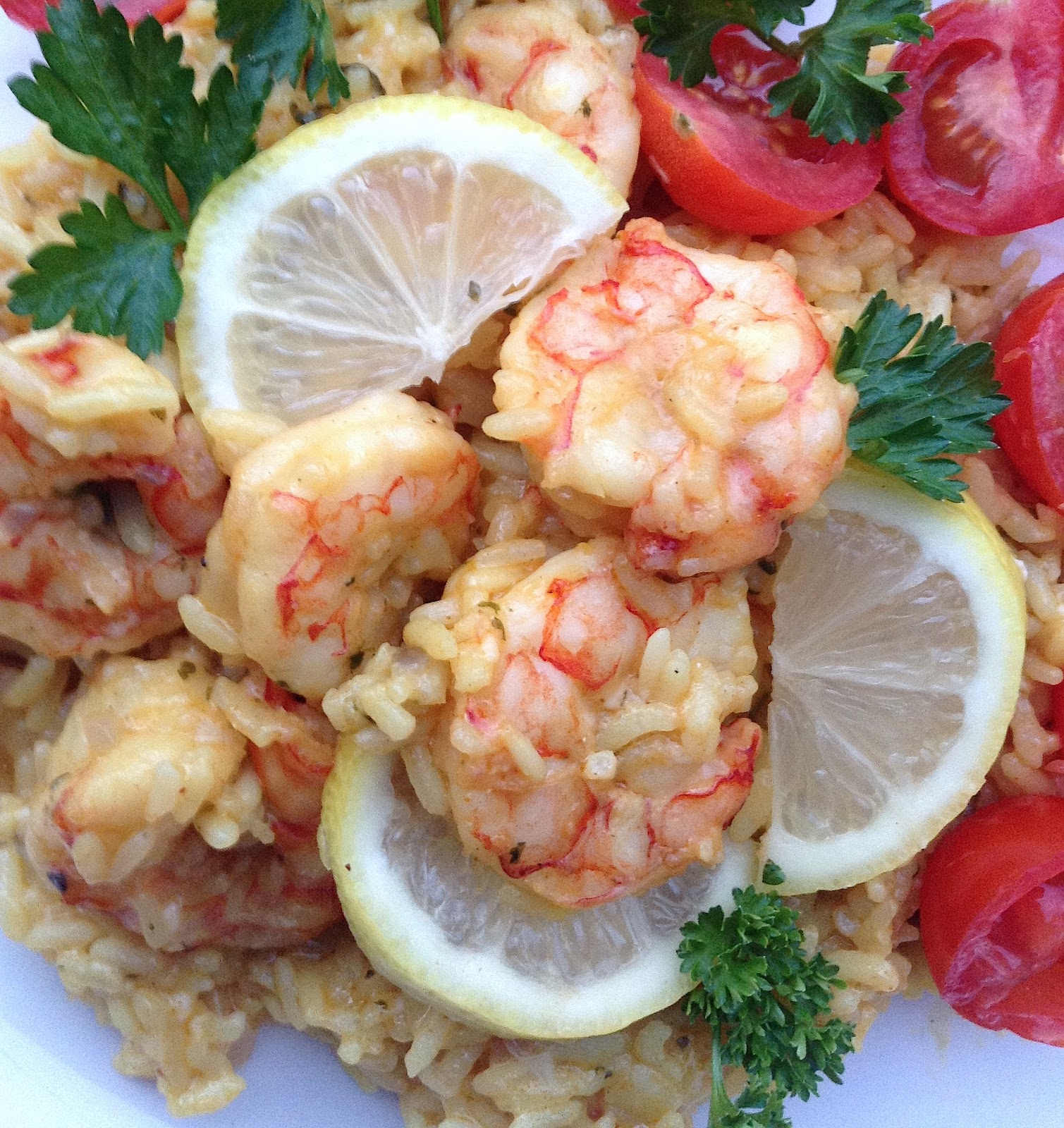 Kitchen Bounty Creamy Yellow Rice with Shrimp in the Pressure Cooker