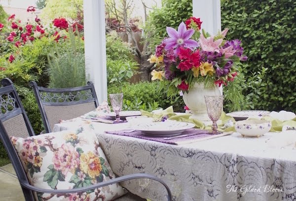 A Luncheon in the Garden- www.gildedbloom.com A Luncheon in the Garden- www.gildedbloom.com