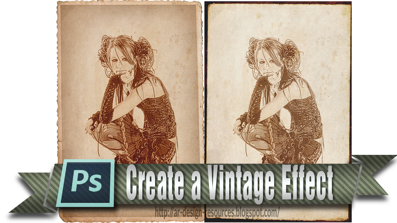 How to create a Vintage effect — Adobe Tutorial dR Design