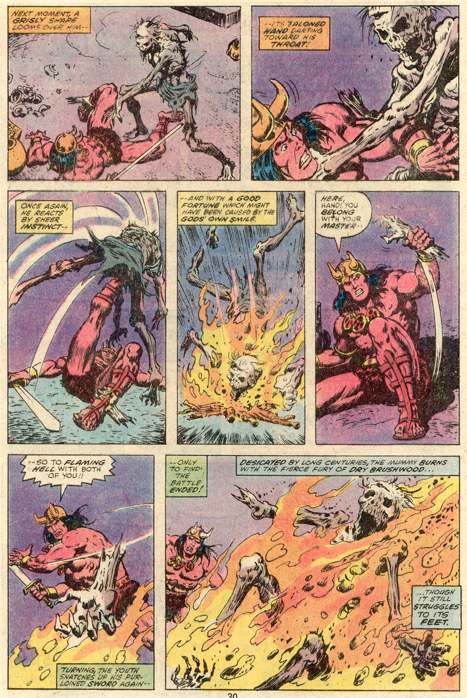 Read online Conan the Barbarian (1970) comic -  Issue #92 - 17