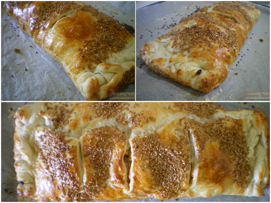 Pashtida de salmón horneada