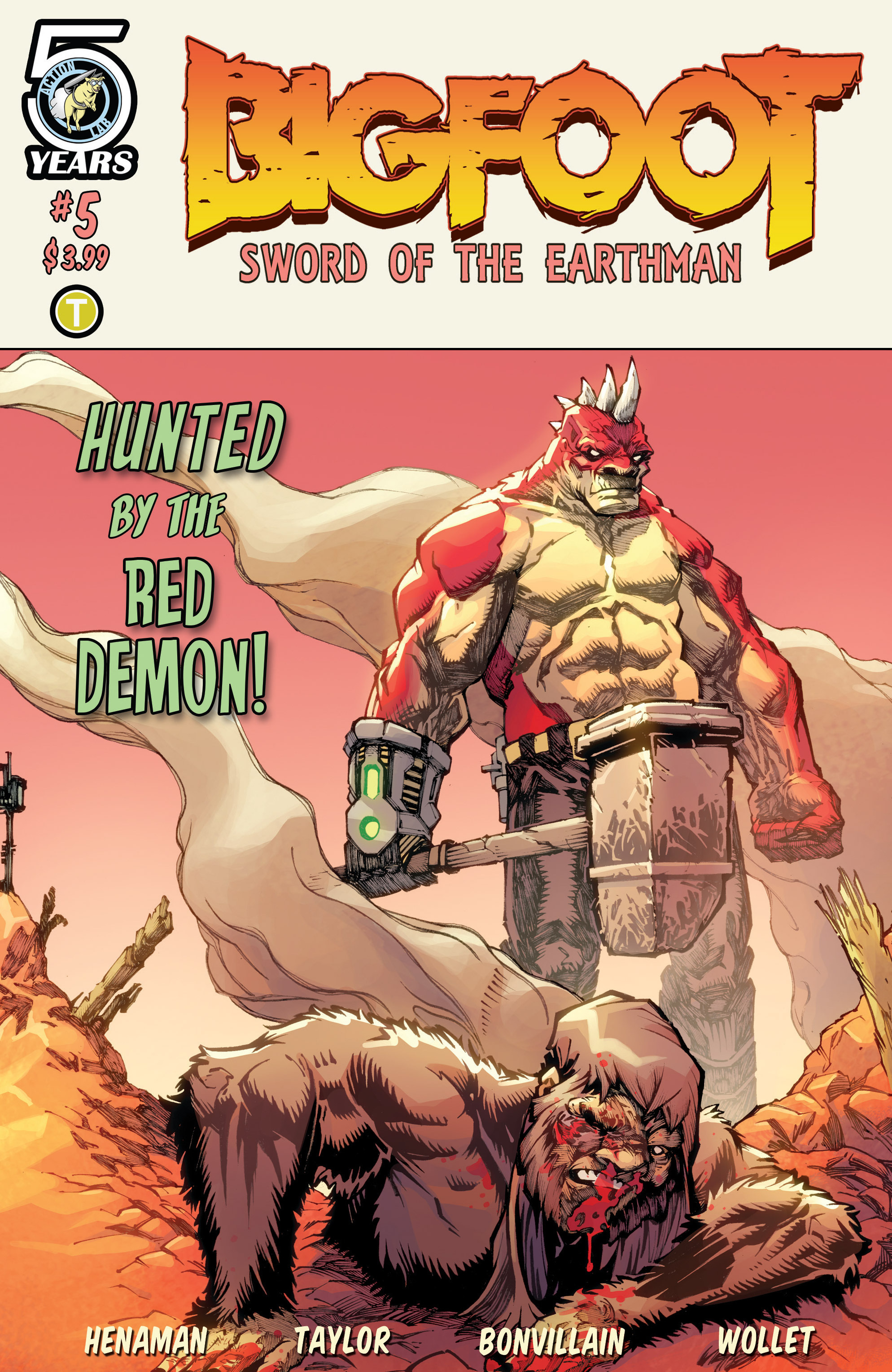 Read online Bigfoot: Sword of the Earthman (2015) comic -  Issue #5 - 1