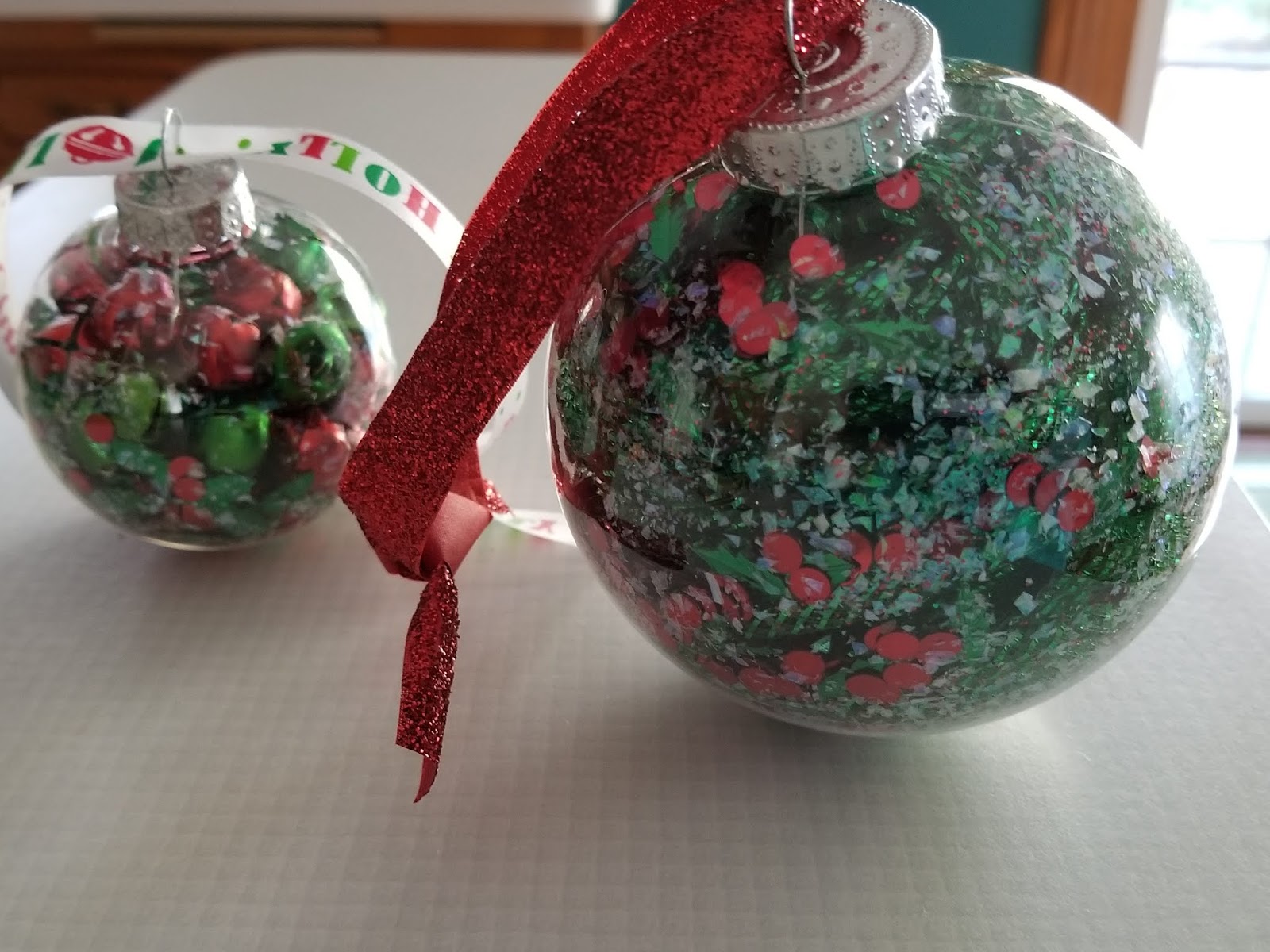 Learn How to Create Easy Dollar Tree Christmas Ornaments that Glitter