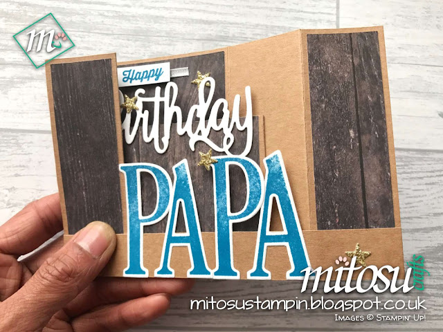 Stampin' Up! Happy Birthday Thinlits U Fold Card Order SU Stampinup Products from Mitosu Crafts UK Online Shop