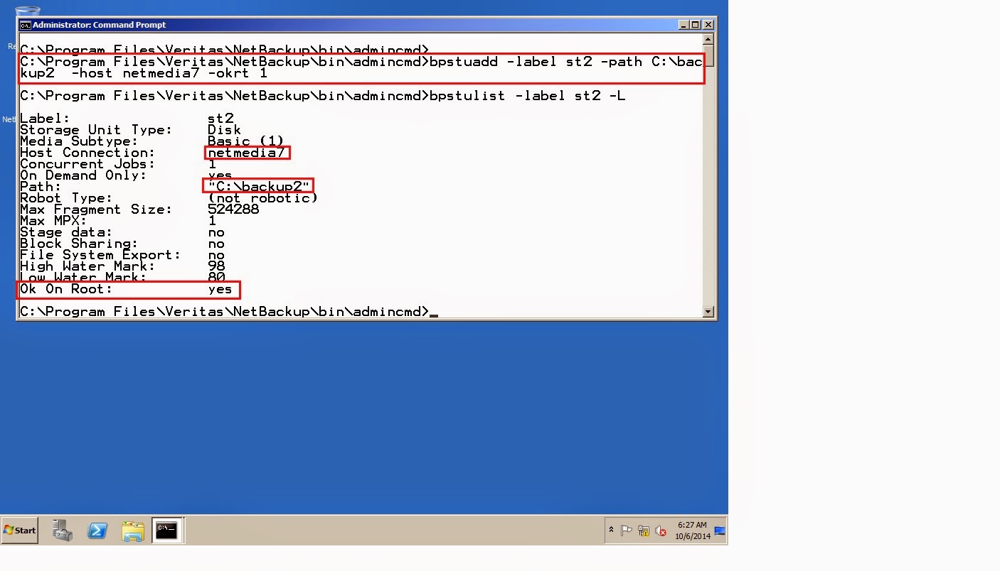 Remote Infrastructure Management Symantec Netbackup 7.6.0.1 Command