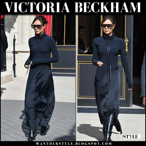victoria beckham black boots