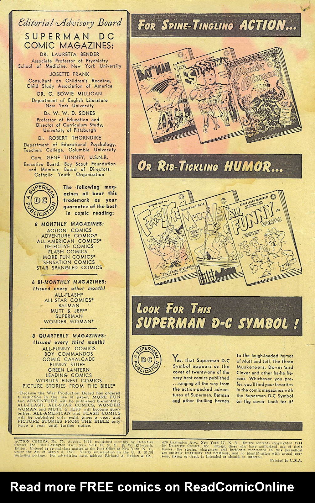 Read online Action Comics (1938) comic -  Issue #75 - 2