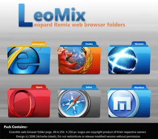 LeoMix Web Browser Icon Collections