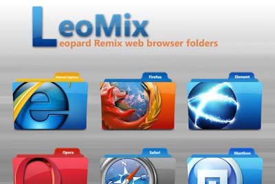 LeoMix Web Browser Icon Collections free download media fire