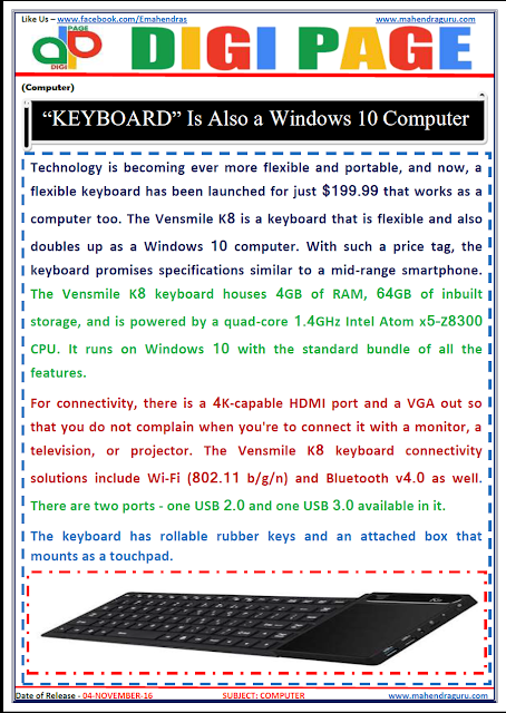 DP | KEYBOARD | 4 - NOV - 16 DP | KEYBOARD | 4 - NOV - 16