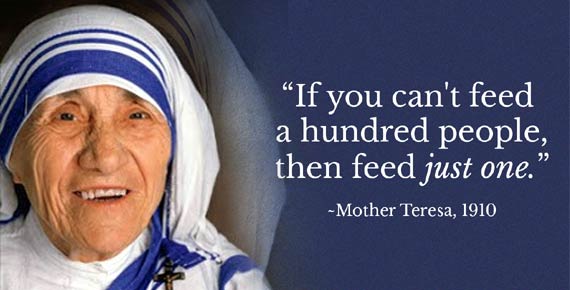 Top 50 Inspirational Quotes by Mother Teresa
