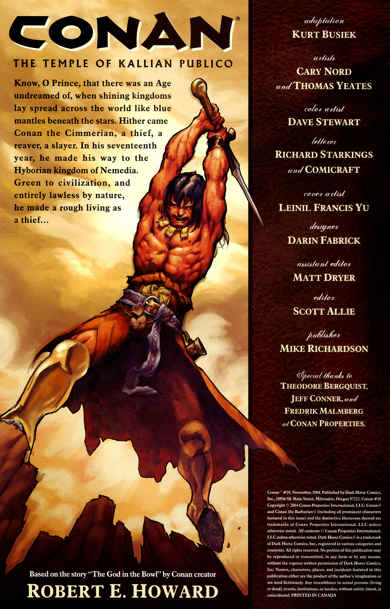 Read online Conan (2003) comic -  Issue #10 - 2