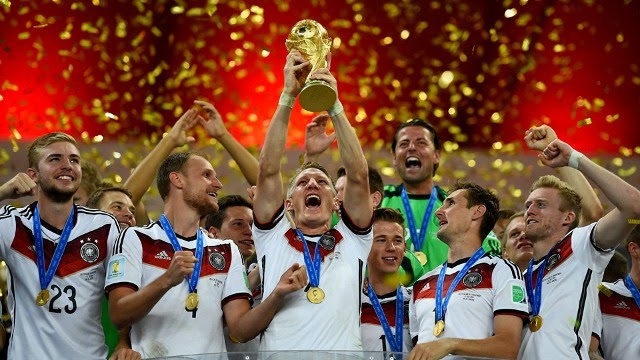 Alemania se proclamó campeón en Brasil. 