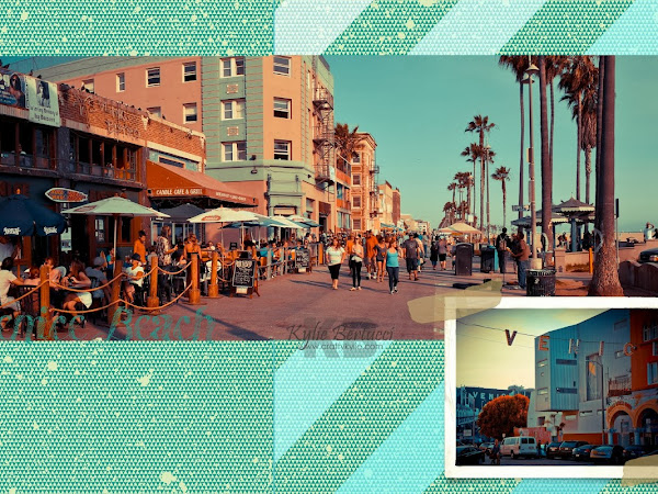2013 Stampin' Up! Grand Holiday - MDS Photobook Layout 4 | Venice Beach