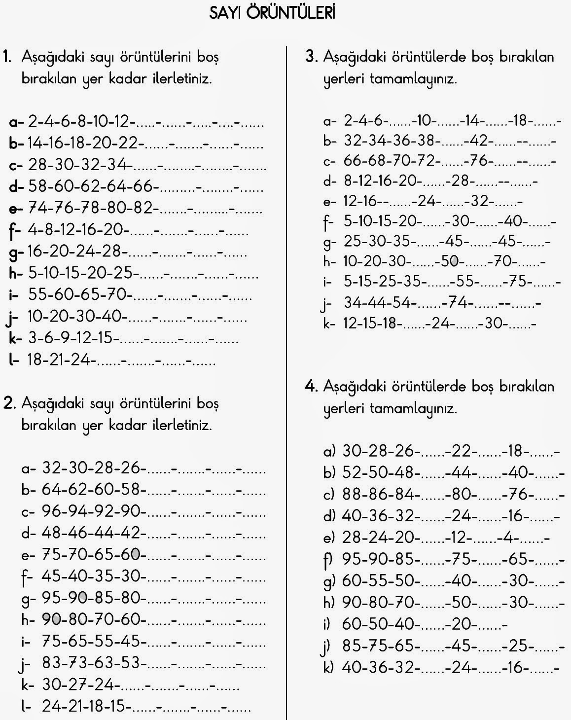 sinif matematik dersi