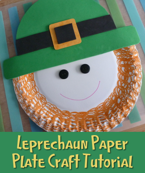 Leprechaun Paper Plate Craft Activity