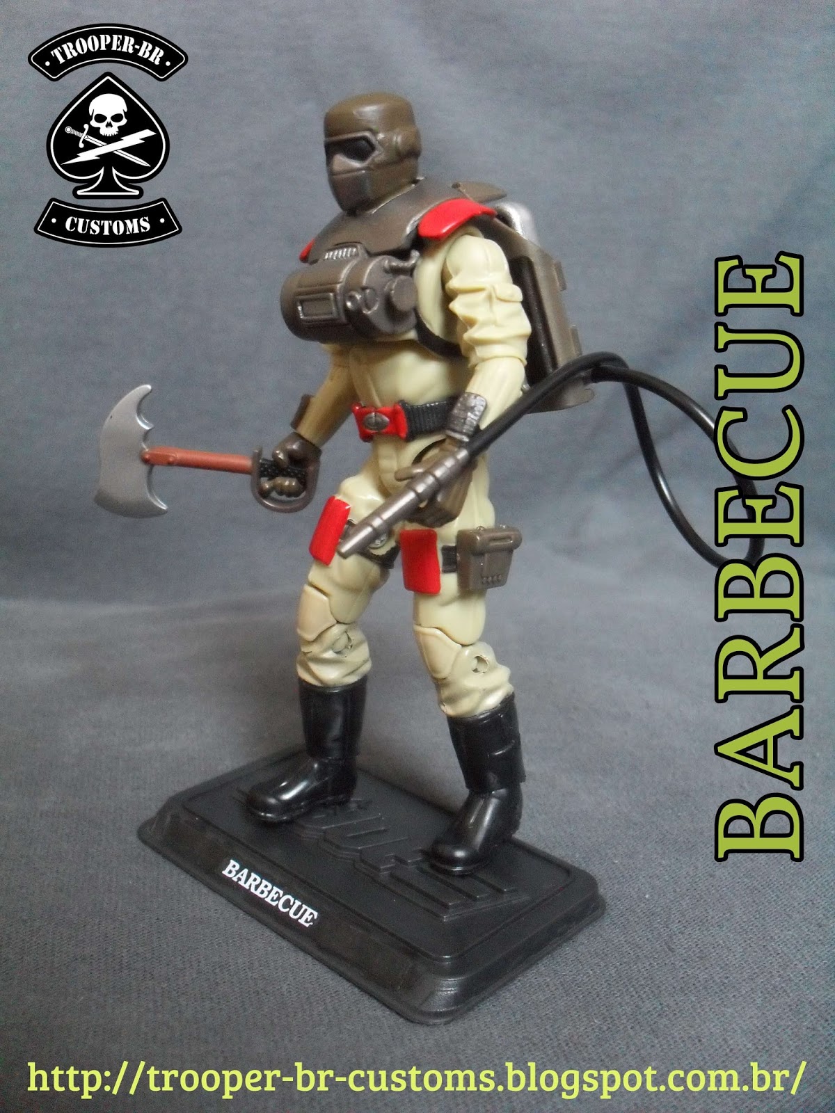 Gi joe Custom Action Figures Barbecue Desert Ops