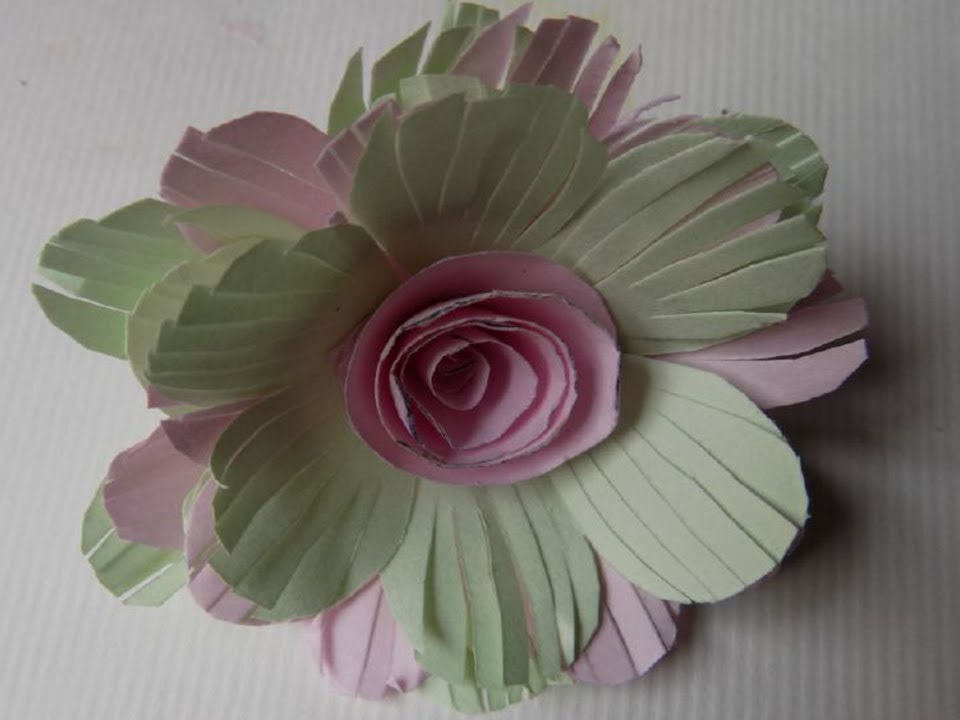 a4 paper flower easy arts and crafts ideas