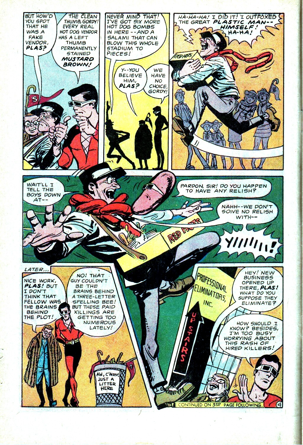 Read online Plastic Man (1966) comic -  Issue #9 - 6