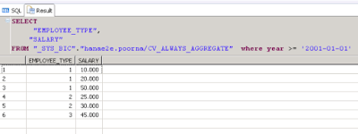 Execution management by HANA Graphical Calculation View