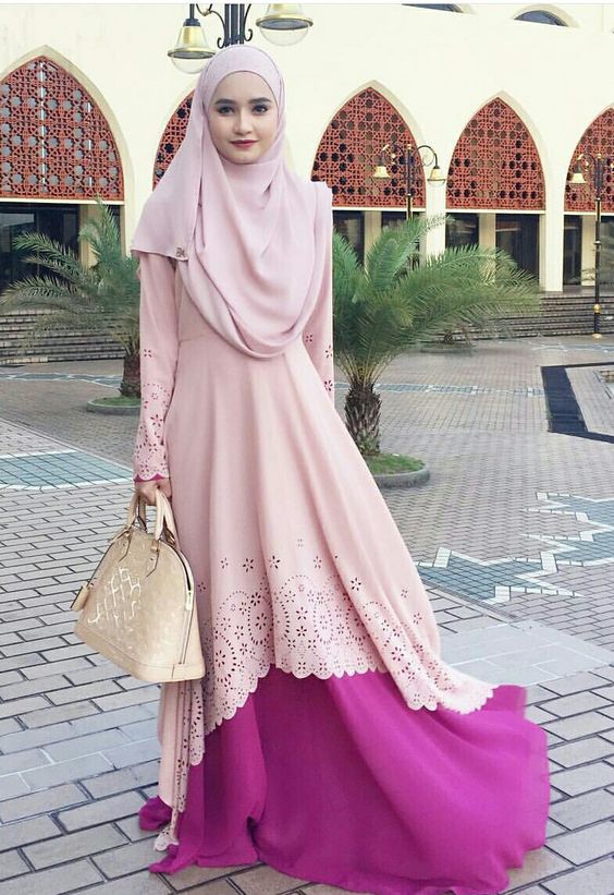 25+ Model Dress Muslim Masa Kini Simple & Elegan