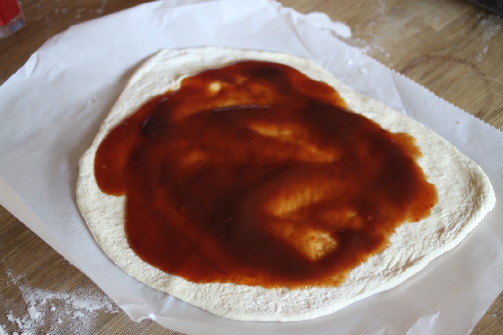 The Larson Lingo Pineapple Chicken Luau & Bacon Pizza