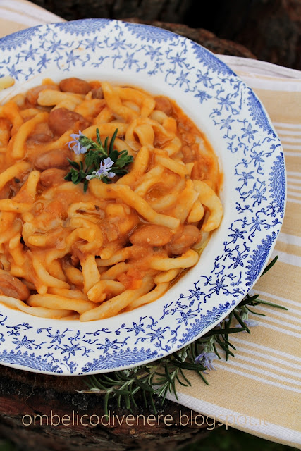 strozzapreti ai borlotti