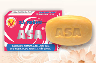 Xà bông Asa 100g hỗ trợ diệt khuẩn gây mụn, nấm, lác và các bệnh ngoài da