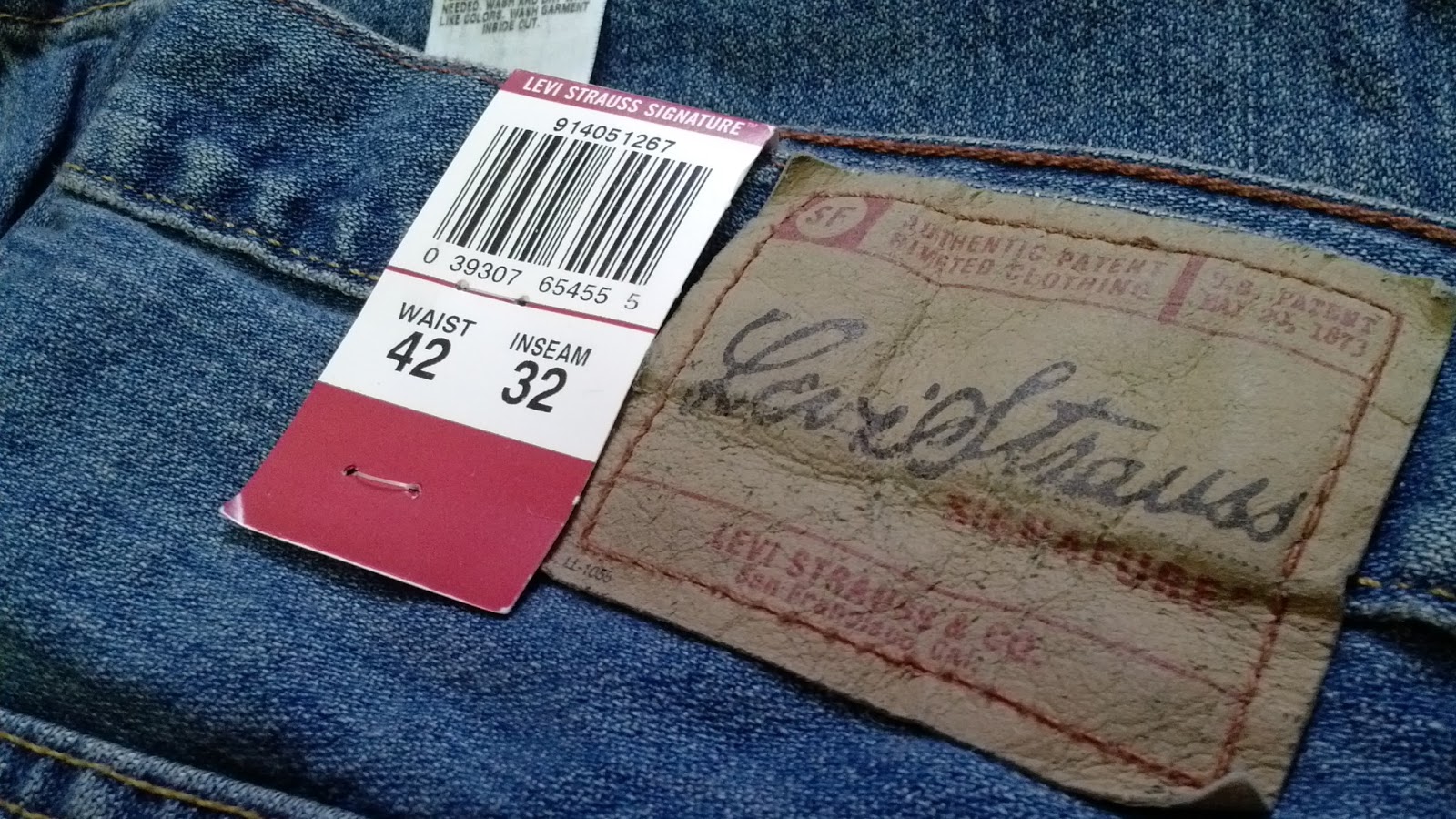 Jeans by Example: Levis Signature W42 L32 New With Tags!