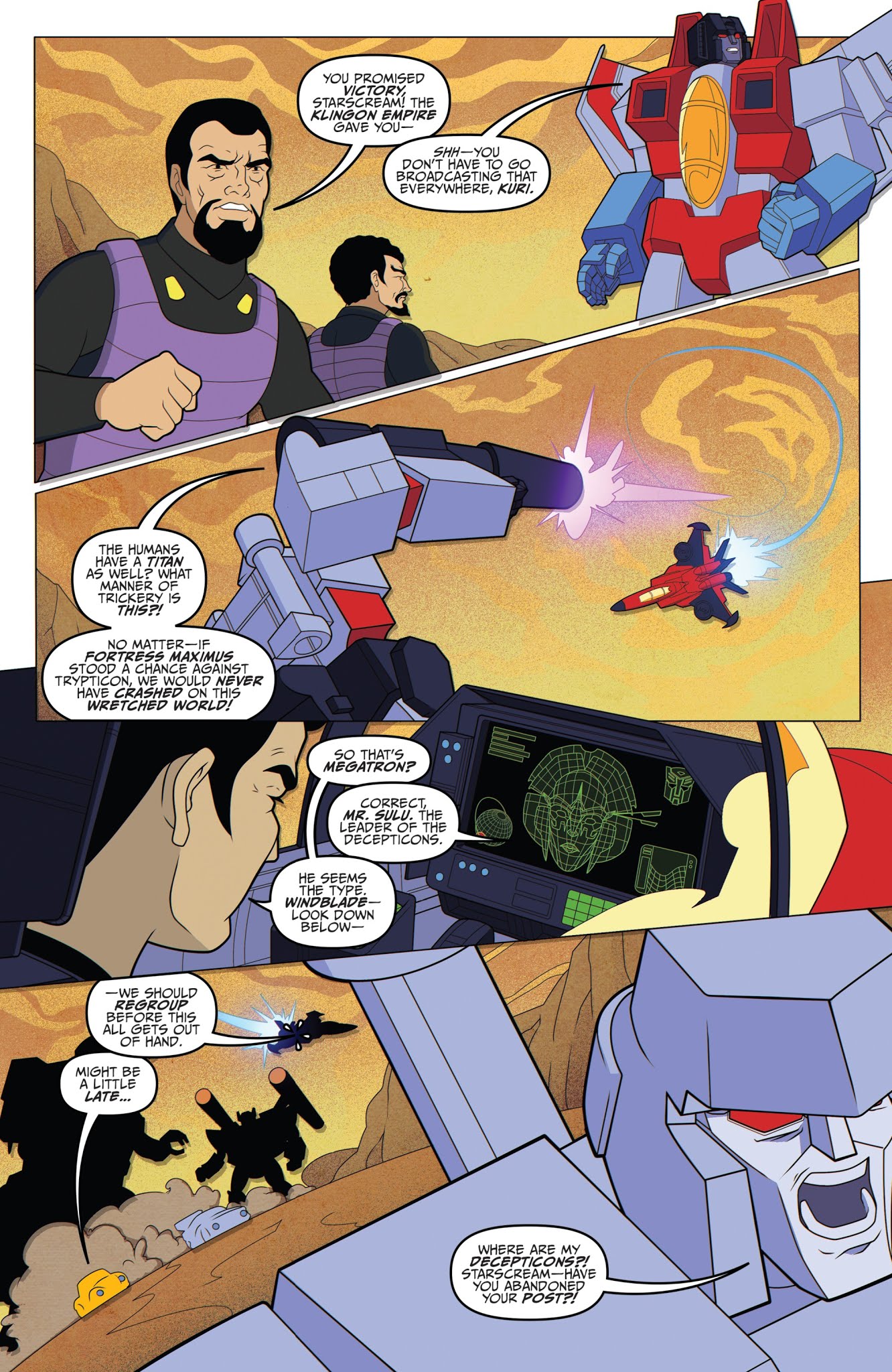 Read online Star Trek vs. Transformers comic -  Issue #4 - 5
