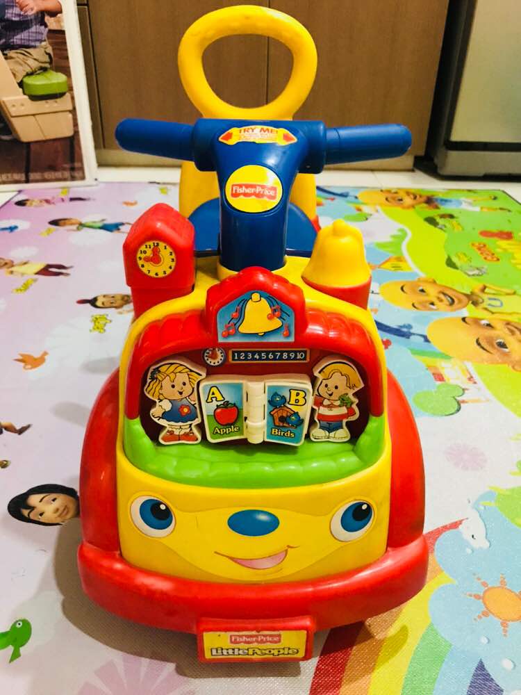 fisher price time to learn ride on