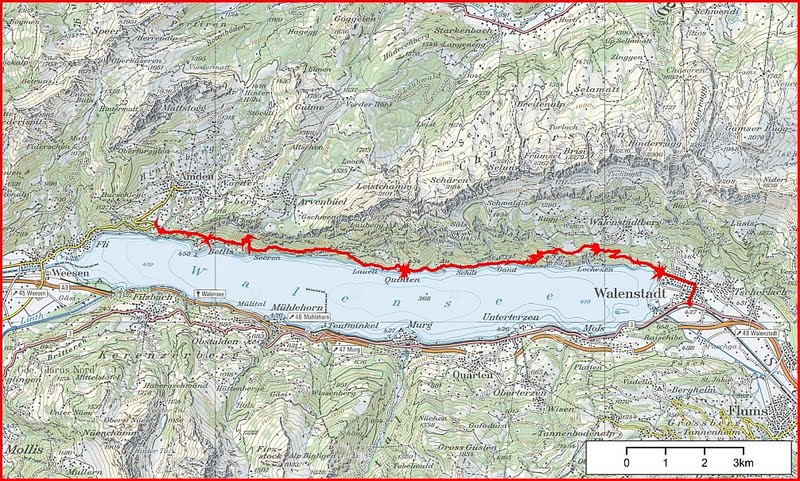 Pfannenstiel Wanderblog: Entlang der Walensee-"Riviera": Amden-Lehni Pfannenstiel Wanderblog: Entlang der Walensee-"Riviera": Amden-Lehni