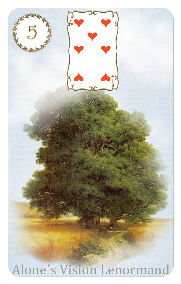 ShaLenormand 5 Дърво The Tree 7 ♥