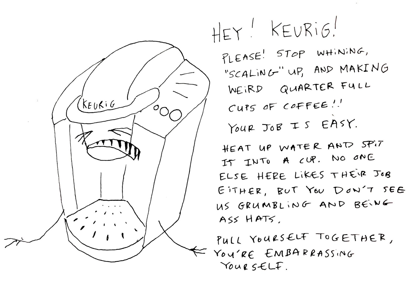 Hillary Boone Cartoons: To The Keurig