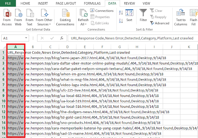 Pengaturan agar File CSV tidak Berantakan di Ms Excel Pengaturan agar File CSV tidak Berantakan di Ms Excel