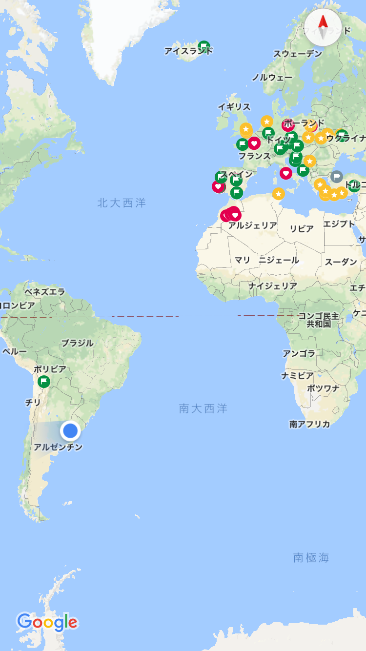 世界一周 167日目 アルゼンチン ブエノスアイレス 遂に南米イン 無事に宿にたどり着けたのか