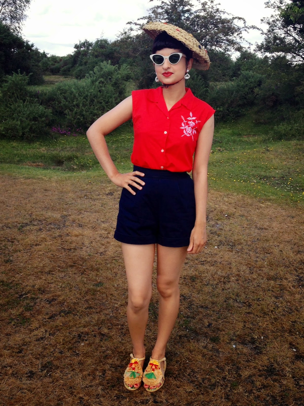 Mid Century Girl Who wears short shorts?