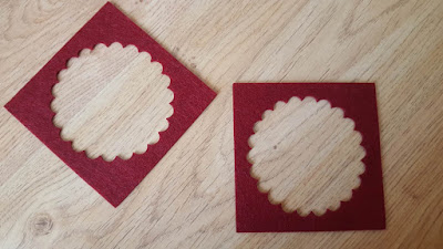 Handmade felt coasters + free printable gift tags Handmade felt coasters + free printable gift tags