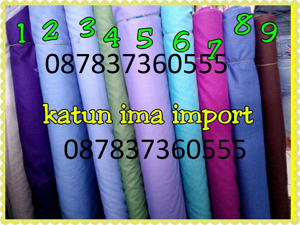 Toko Jual Bahan Kain Katun Ima Bandung Di Cicalengka WA