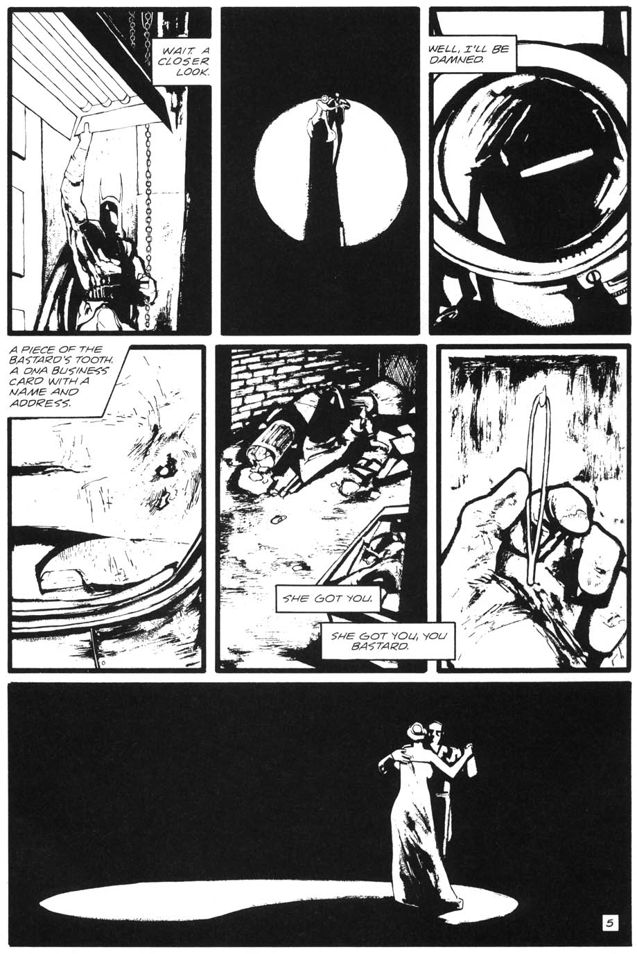 Read online Batman Black and White comic -  Issue #1 - 9