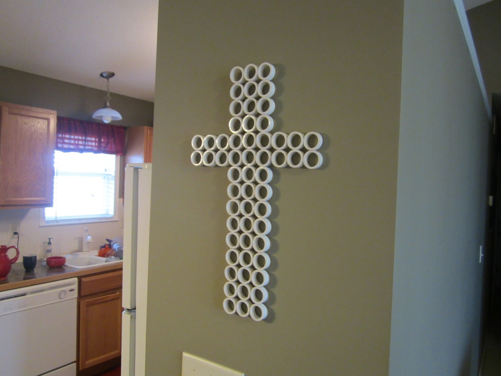 Raising Little Disciples Cross made from PVC Pipe
