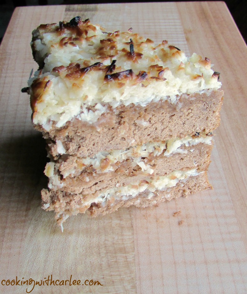 Cooking With Carlee Great Grandma's German Chocolate Cake with Broiled